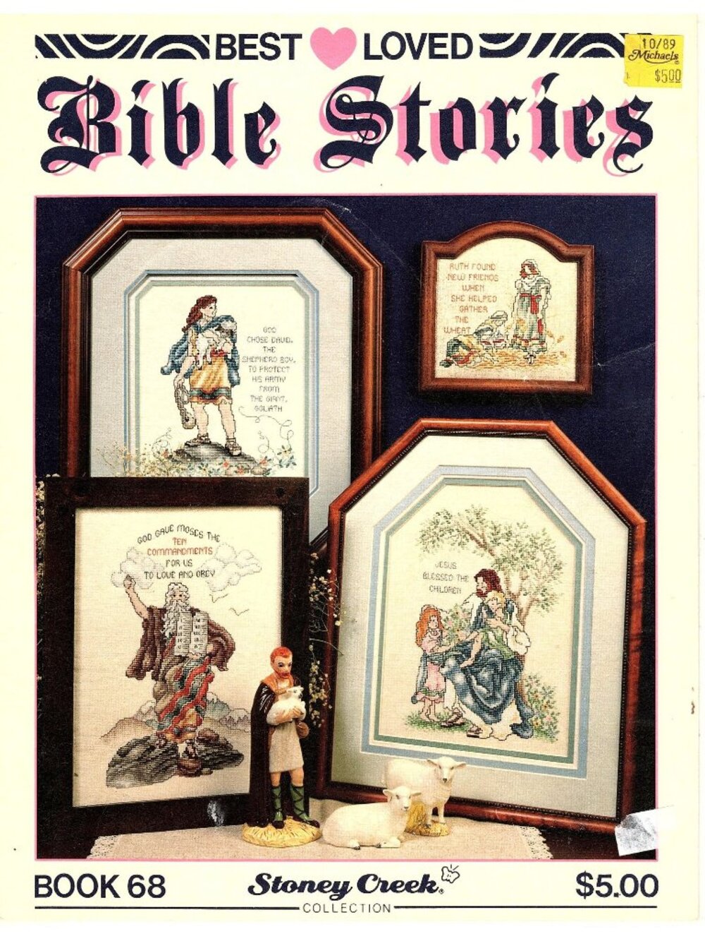 Best Loved Bible Stories Cross-Stitch Pattern Book 68 By Stoney Creek Collection